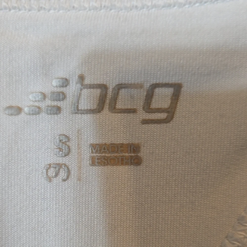BCG Girl's White Sports Bra - Small (7)